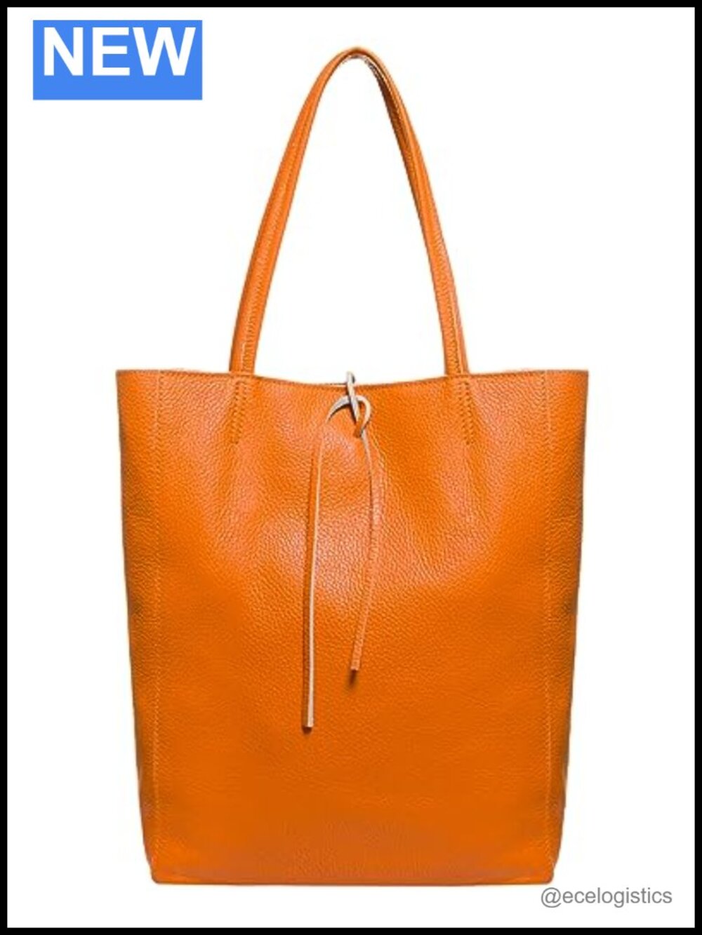 Genuine Italian Leather Large Slouchy Tote Bag for Women